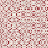 Schumacher Francestown Coverlet Crimson Fabric 82912