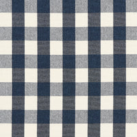 Schumacher Dutton Buffalo Check Navy Fabric 82940