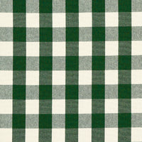 Schumacher Dutton Buffalo Check Emerald Fabric 82941