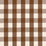 Schumacher Dutton Buffalo Check Coffee Fabric Sample 82942