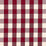 Schumacher Dutton Buffalo Check Crimson Fabric 82943