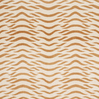 Schumacher Sabi Tiger Velvet Camel Fabric 82951