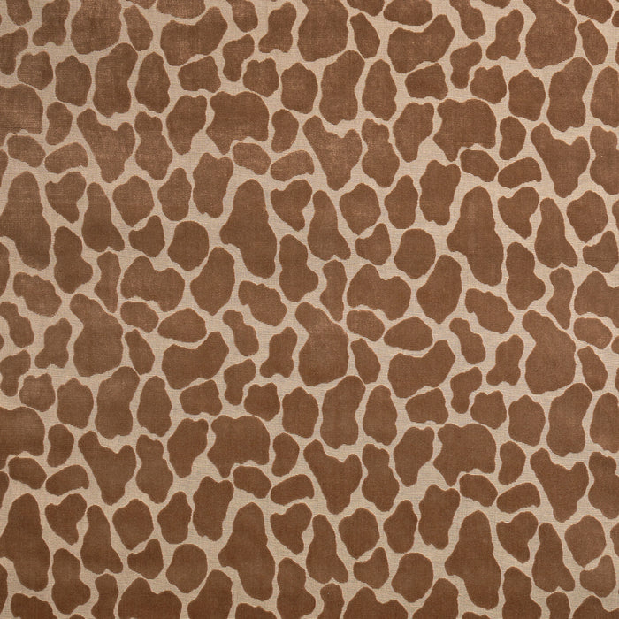 Schumacher Giraffe Velvet Safari Fabric 82970