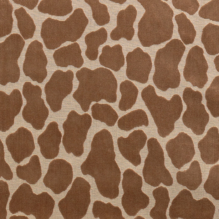 Schumacher Giraffe Velvet Safari Fabric 82970