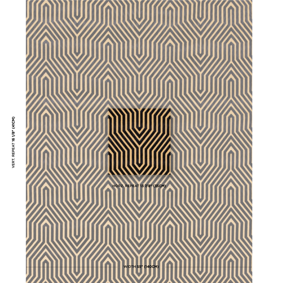 Schumacher Vanderbilt Velvet Tortoise Fabric Sample 83000