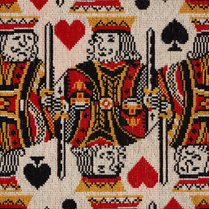 Schumacher King Epingle Document Fabric 83010
