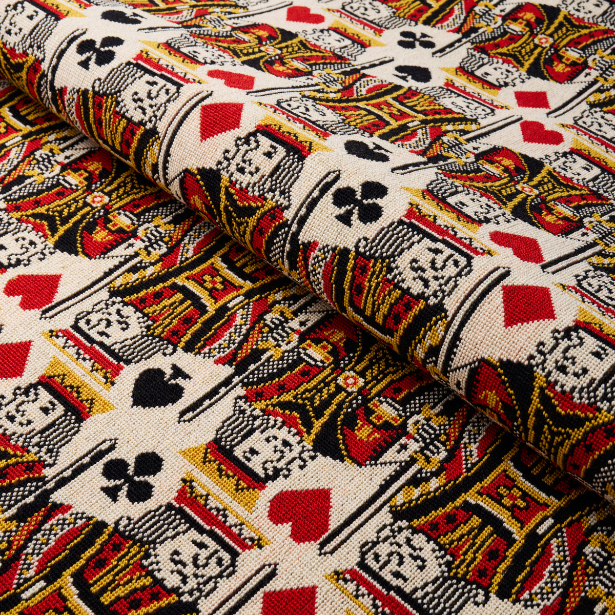 Schumacher King Epingle Document Fabric 83010