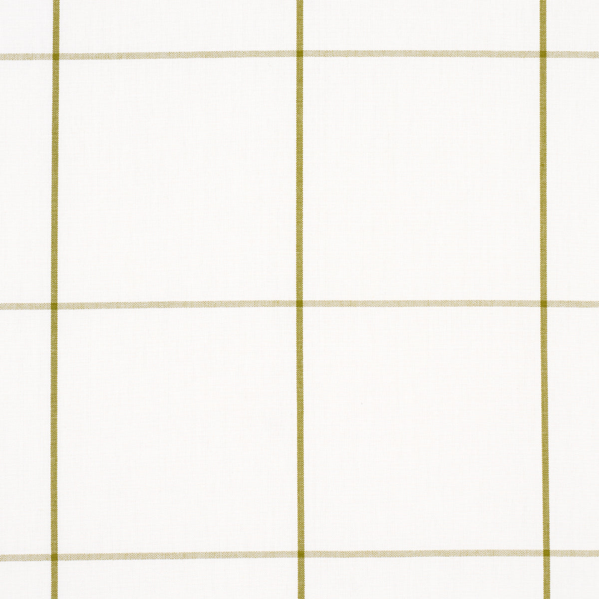 Schumacher Woodman Check Olive Fabric 83033