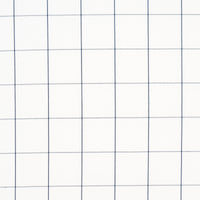 Schumacher Woodman Check Indigo Fabric 83034
