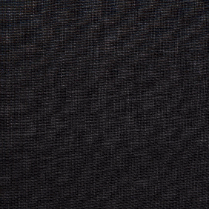 Schumacher Middleton Linen Black Fabric 83041