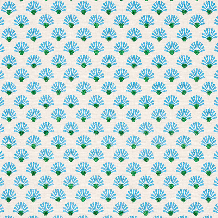 Schumacher Bellini Indoor/Outdoor Lagoon Fabric Sample 83050