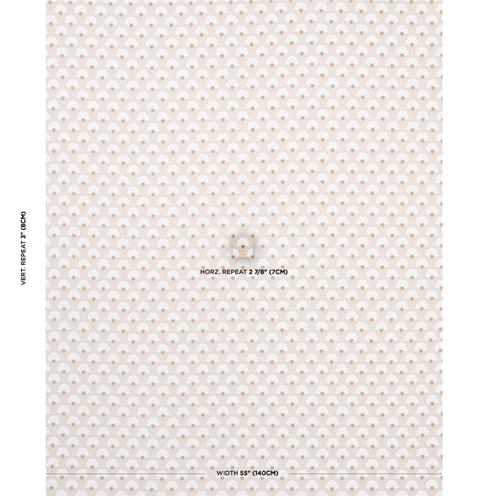 Schumacher Bellini Indoor/Outdoor Sand Fabric Sample 83051