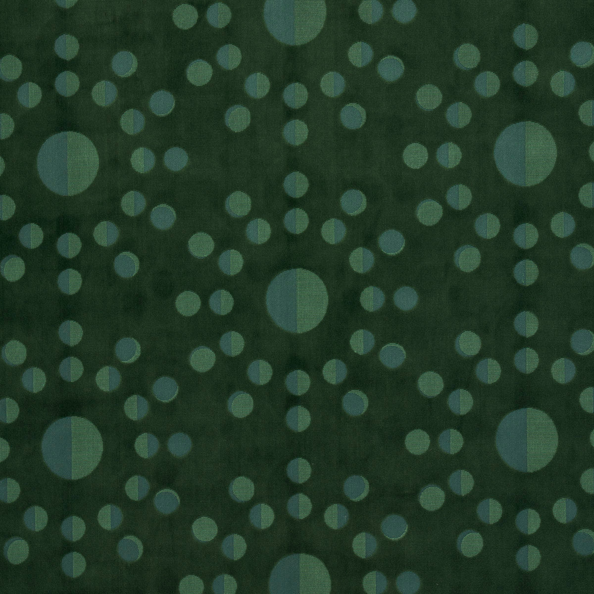 Schumacher Moon Phase Velvet Green Fabric 83190