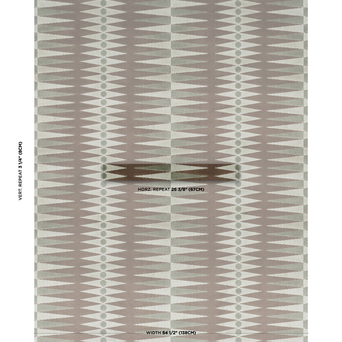 Schumacher Backgammon Cut Velvet Verdure Fabric Sample 83204