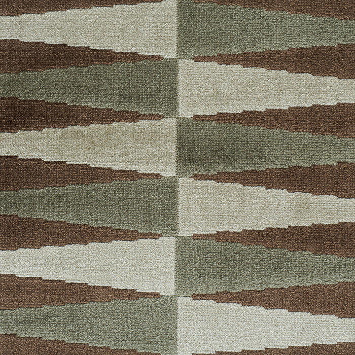 Schumacher Backgammon Cut Velvet Verdure Fabric 83204