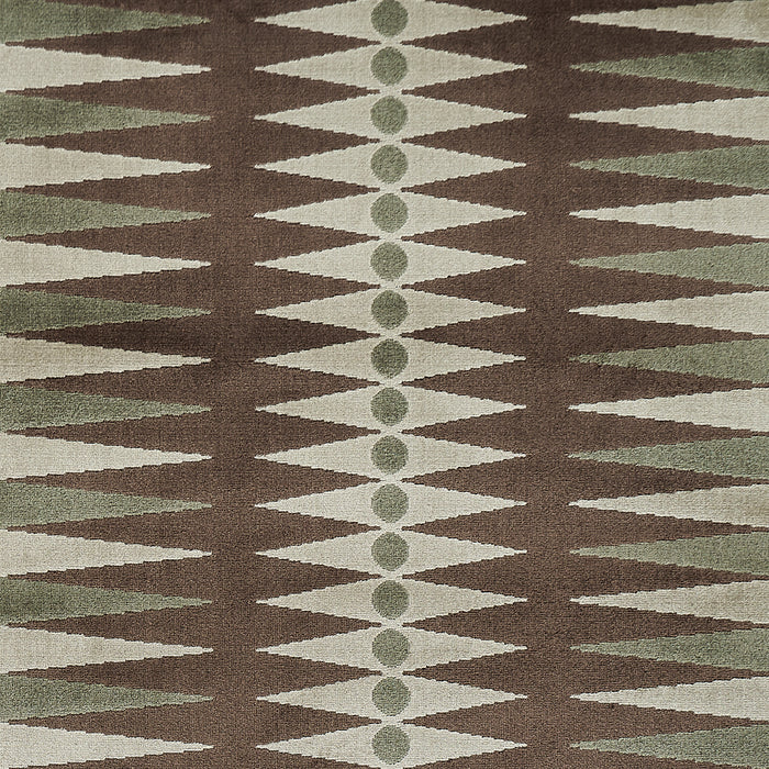 Schumacher Backgammon Cut Velvet Verdure Fabric Sample 83204