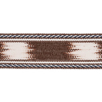 Schumacher Banyan Tape Narrow Brown Trim 83244