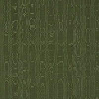 Schumacher Beau Cotton Linen Moire Olive Fabric 83253