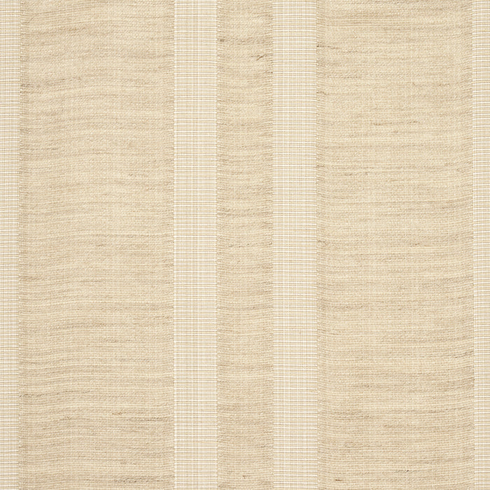 Schumacher Simon Wool Linen Stripe Natural Fabric 83261