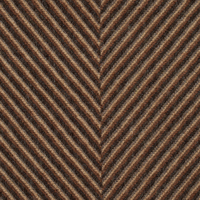 Schumacher Milo Wool Herringbone Espresso Fabric 83271
