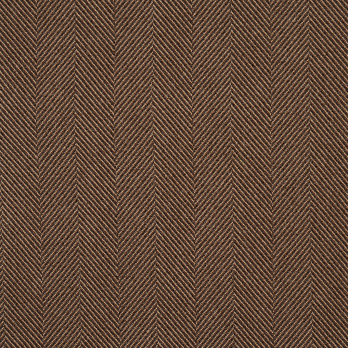 Schumacher Milo Wool Herringbone Espresso Fabric Sample 83271
