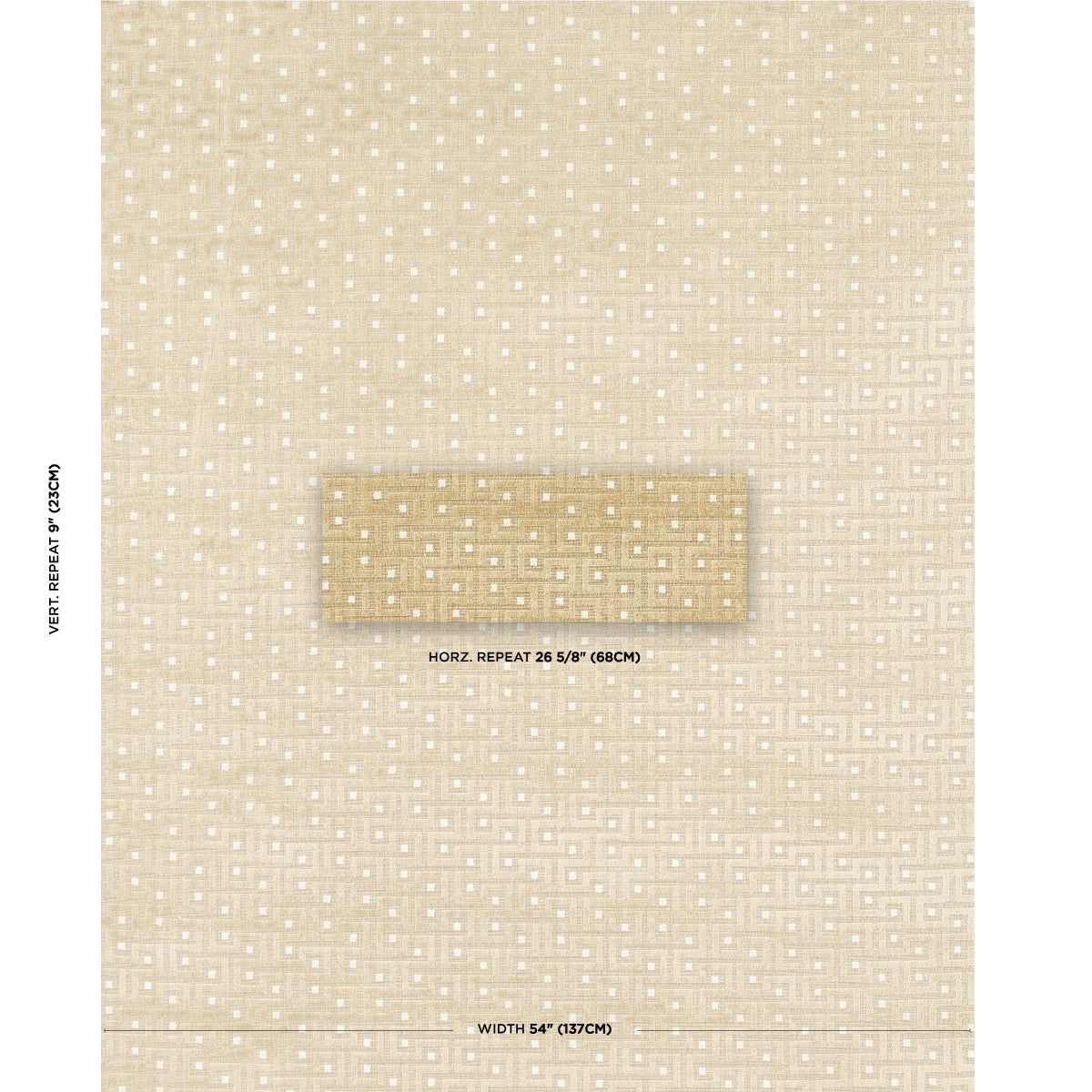 Schumacher Lalano Linen Velvet Gold Patina Fabric Sample 83291