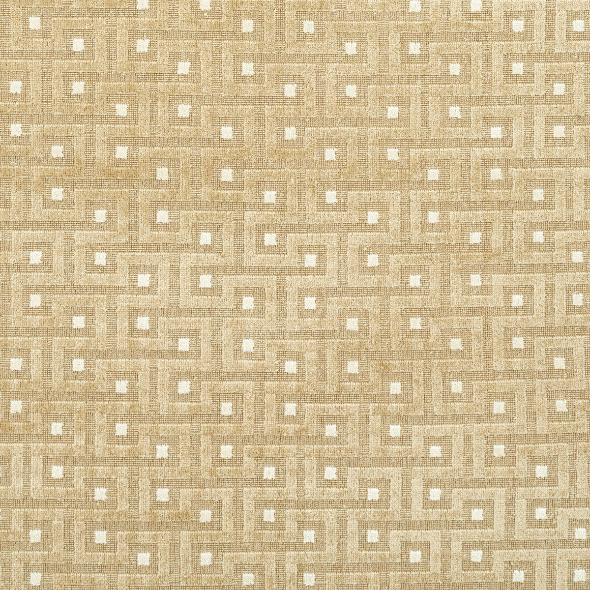 Schumacher Lalano Linen Velvet Gold Patina Fabric Sample 83291