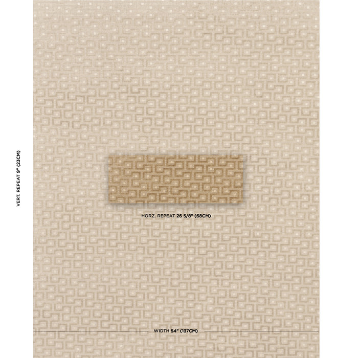 Schumacher Lalano Linen Velvet Bronze Fabric 83292
