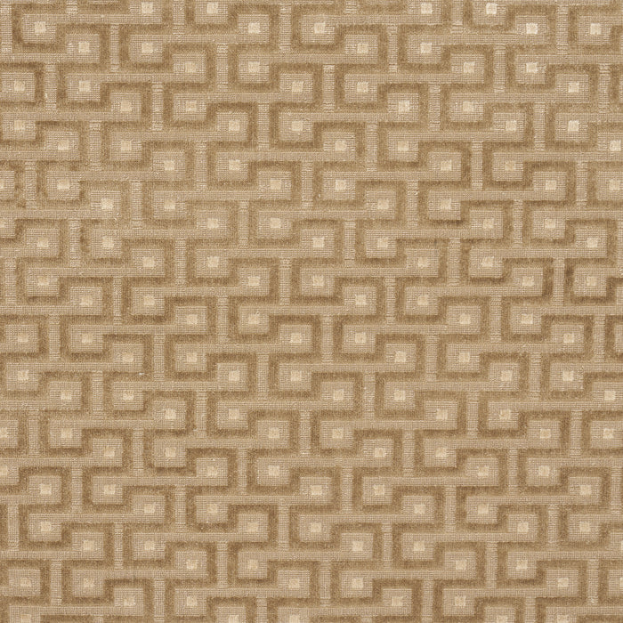 Schumacher Lalano Linen Velvet Bronze Fabric Sample 83292