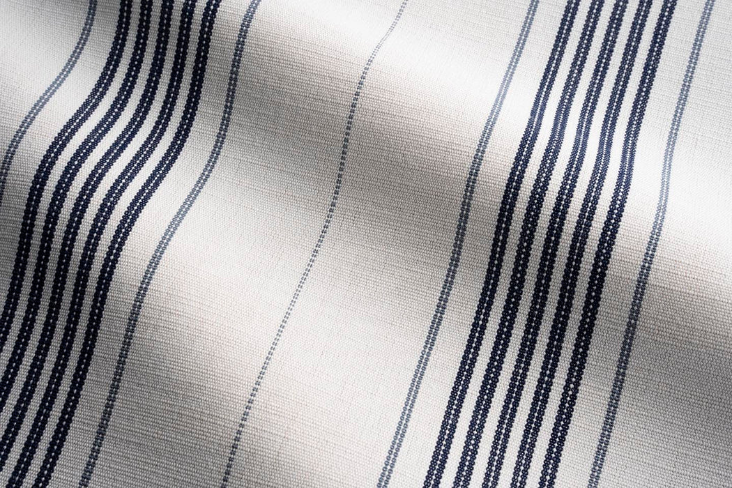 Perennials Canal Stripe Chambray Fabric Sample 833-291