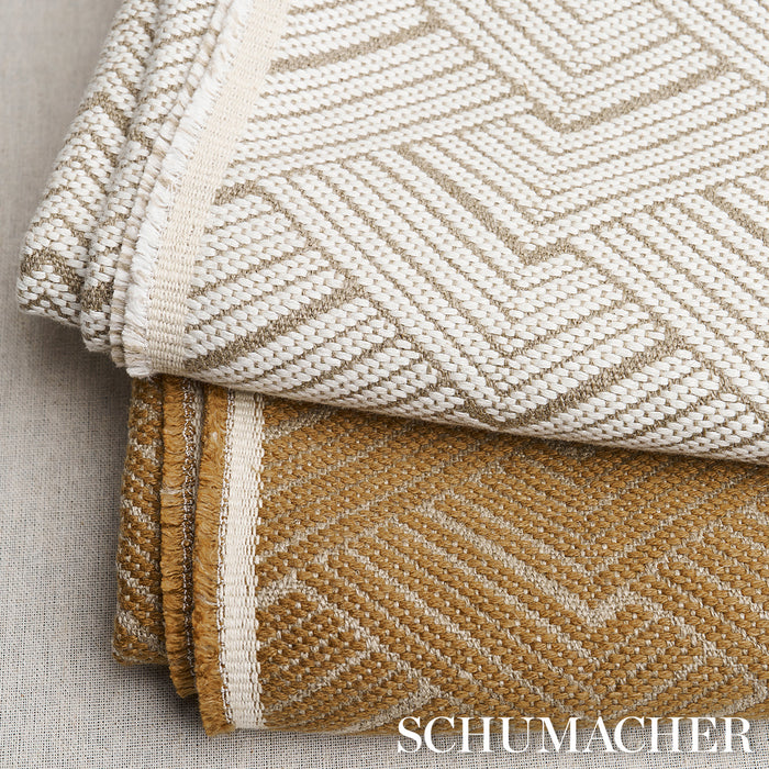 Schumacher Minna Heavyweight Linen Ivory Fabric 83330