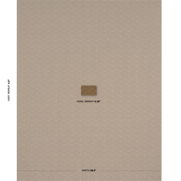 Schumacher Minna Heavyweight Linen Bronze Fabric 83331