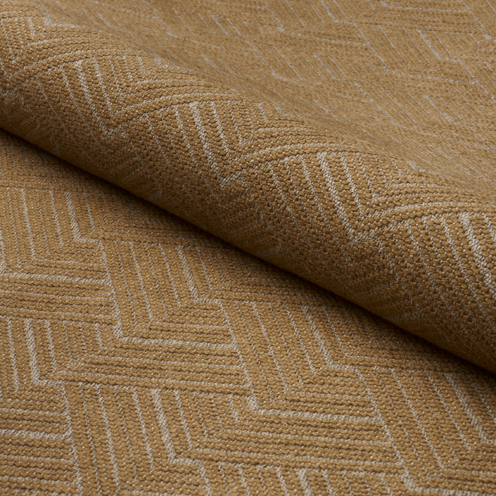 Schumacher Minna Heavyweight Linen Bronze Fabric 83331