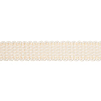 Schumacher Frances Silk Gimp Ivory Trim 83360