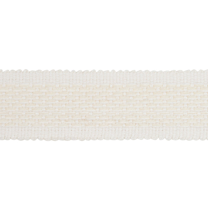 Schumacher Cardiff Tape Medium Ivory Trim Sample 83390
