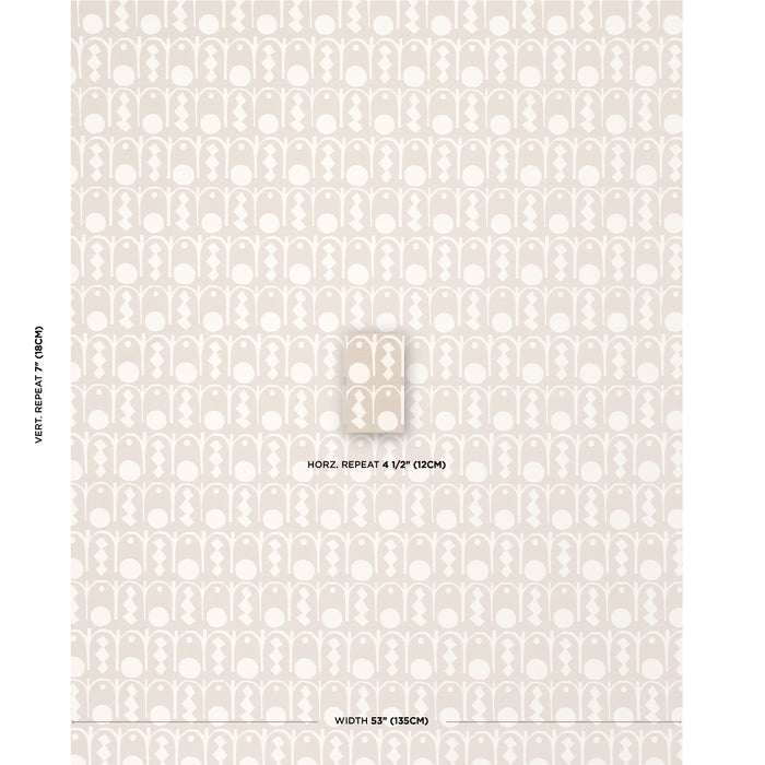 Schumacher Downtown Natural Fabric 83410