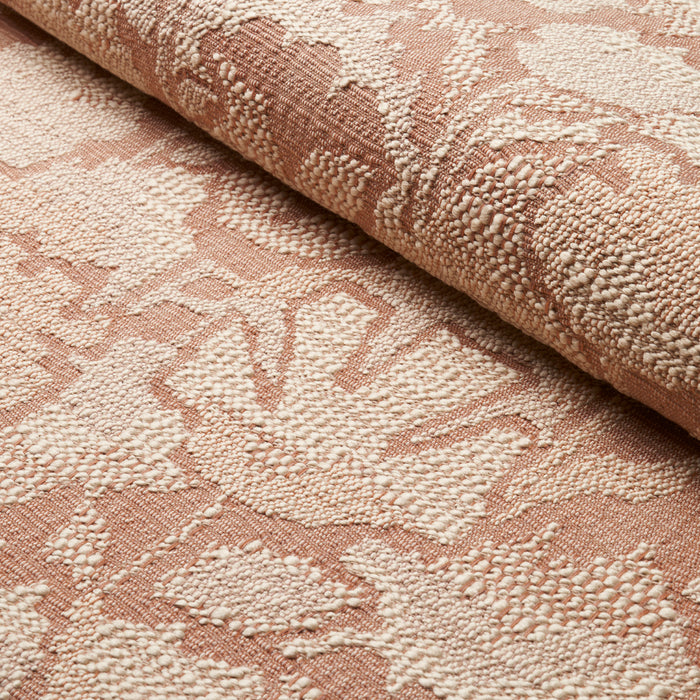 Schumacher Wild Flower Brick Fabric 83452