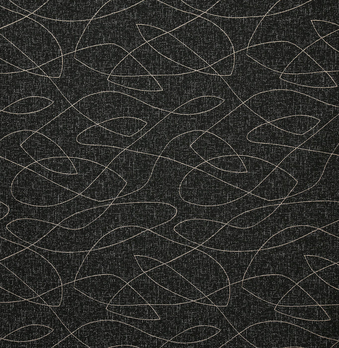Pindler Whirling Onyx Fabric 8347