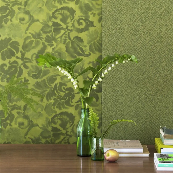 Designers Guild Katagami Ochre Wallpaper Sample PDG1043-04