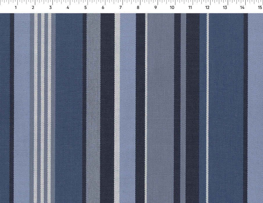 Perennials Boathouse Stripe Monterey Bay Fabric Sample 835-160