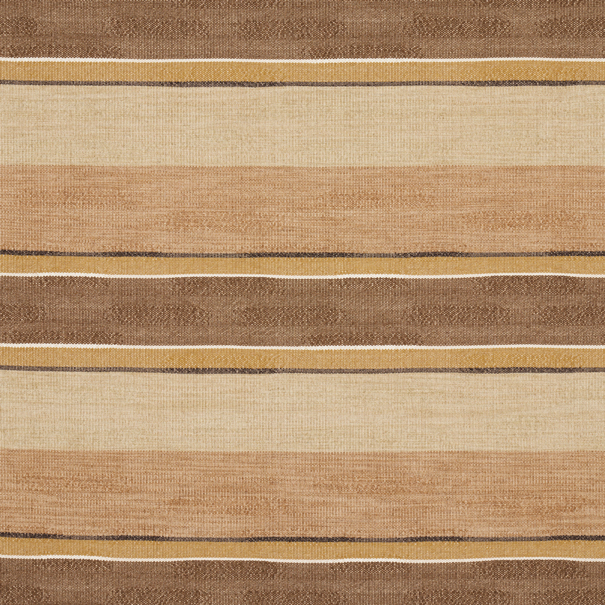 Schumacher Pikes Stripe Spice Fabric Sample 83500