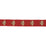 Schumacher Hubert's Bees Tape Rouge & Gold Trim 83530