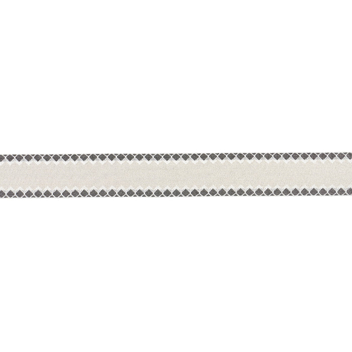 Schumacher Allure Metallic Tape Silver Trim 83560