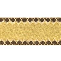 Schumacher Allure Metallic Tape Gold Trim 83562