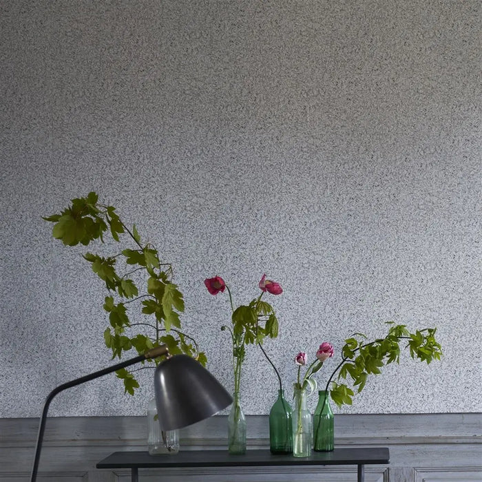 Designers Guild Pavonazzo Charcoal Wallpaper Sample PDG1031-07