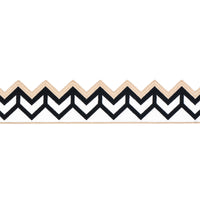 Schumacher Sparren Embroidered Tape Black Trim 83610