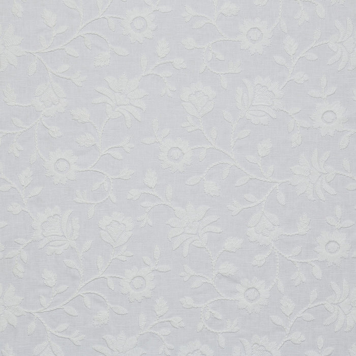 Pindler Lisa White Fabric 8361