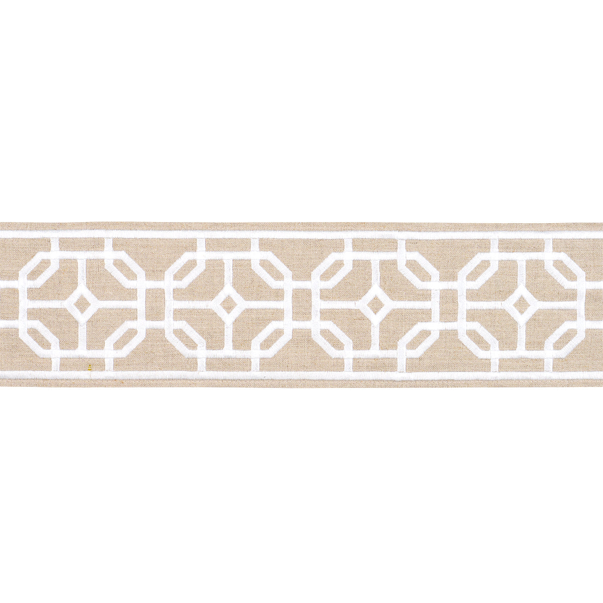 Schumacher Gazebo Trellis Tape Natural Trim 83653