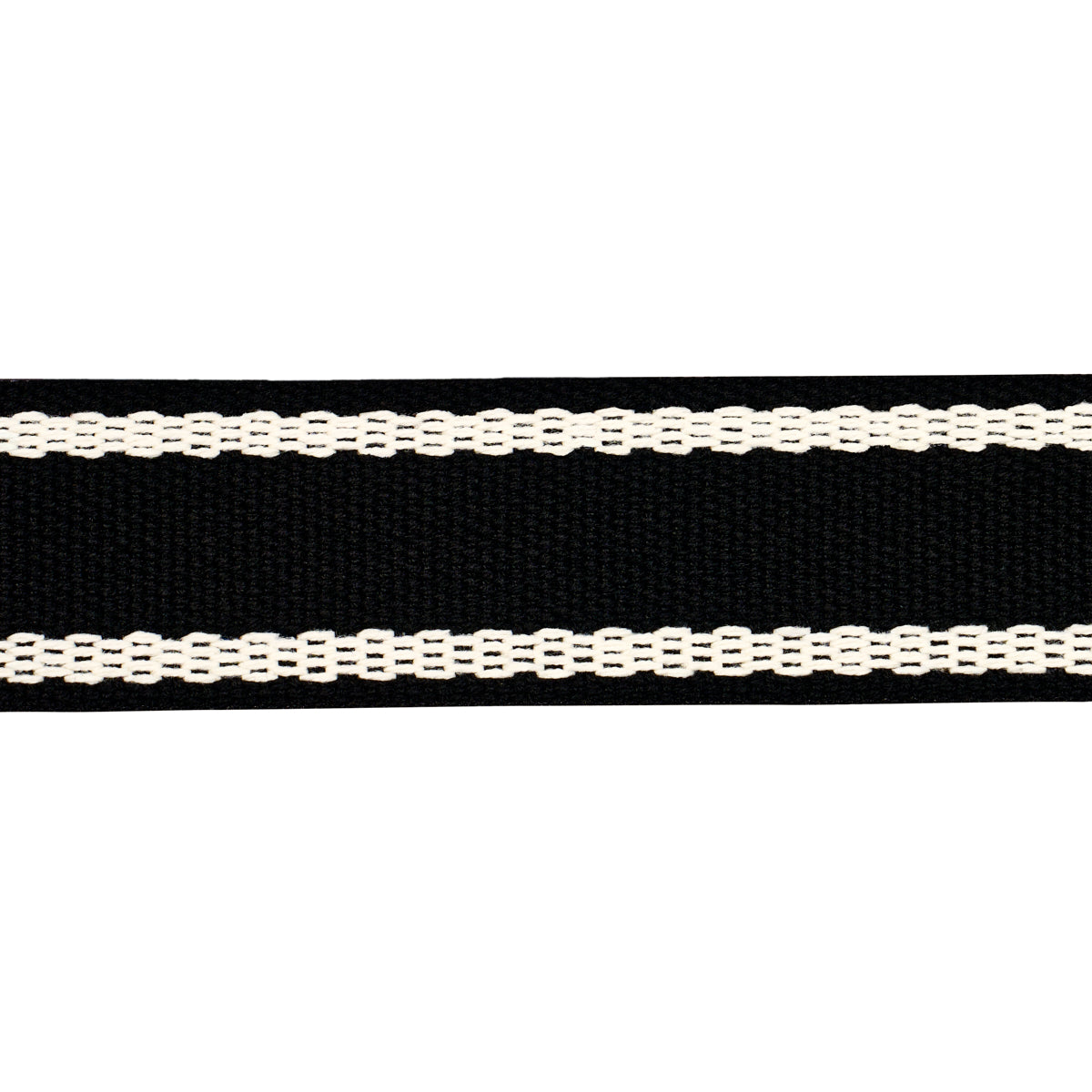 Schumacher Sullivan Tape Narrow Indoor/Outdoor Black Trim 83674
