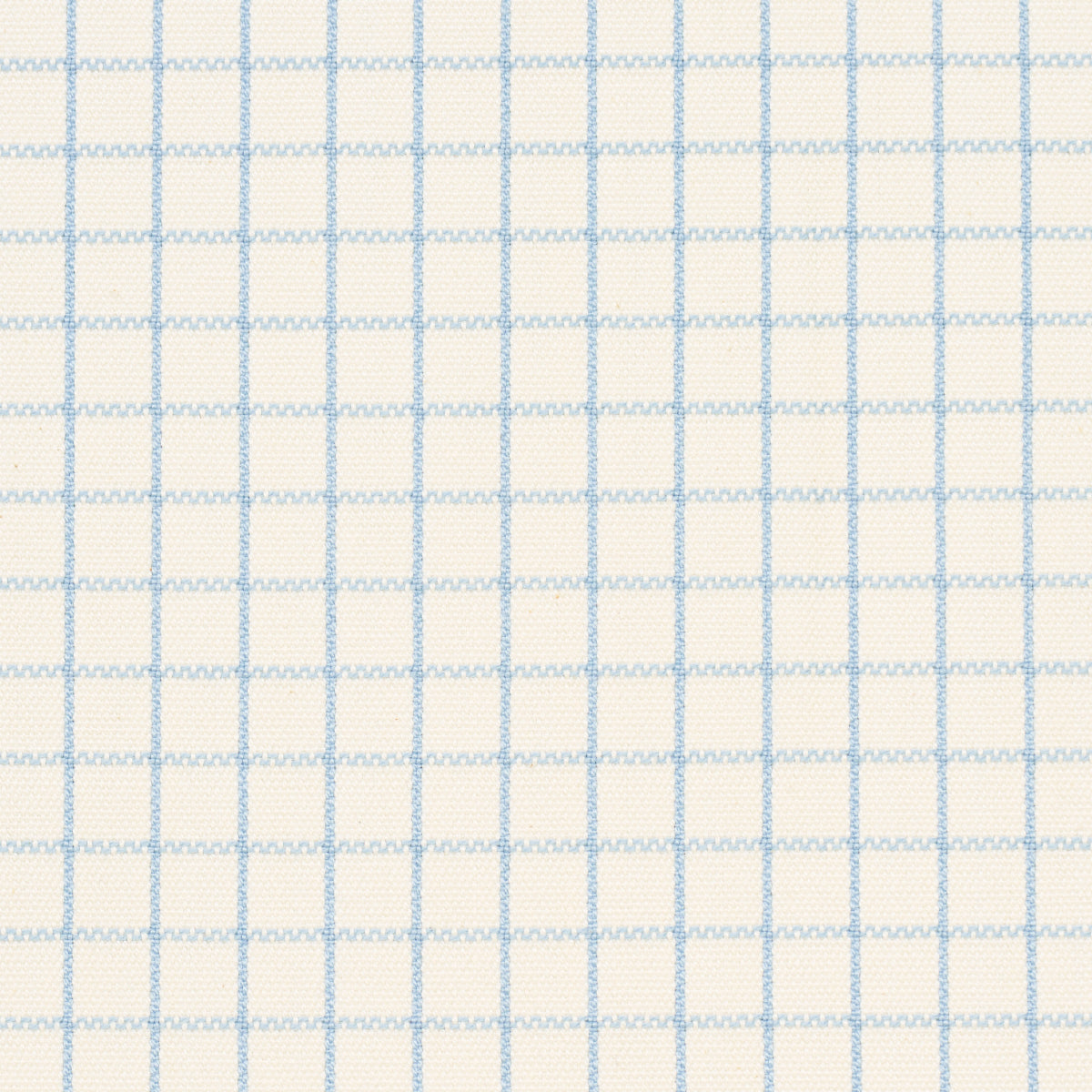Schumacher Georgie Reversible Check China Blue Fabric 83690